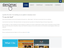 Tablet Screenshot of danomac.com
